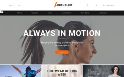 Adrenaline PrestaShop Teması