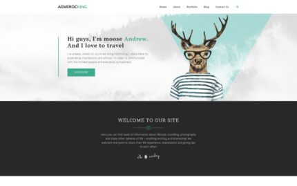 Adverocking - Lifestyle Neutral WordPress Elementor Teması