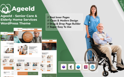 Ageeld - Yaşlı Bakımı ve Yaşlı Evi Hizmetleri WordPress Teması