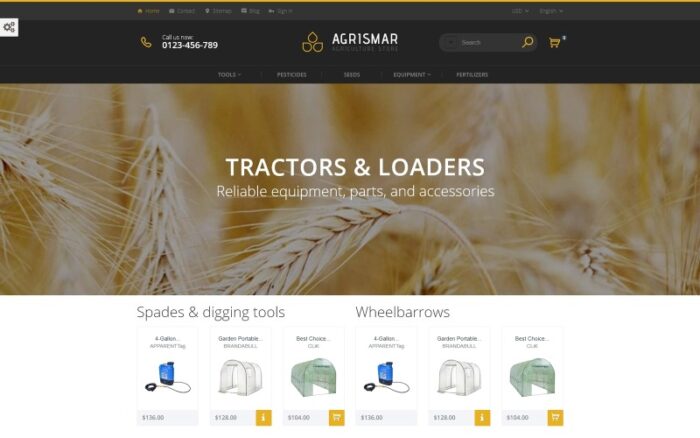 Agrismar - Tarım Mağazası PrestaShop Teması