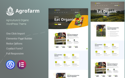 Agrofarm – Tarım ve Organik WordPress Teması