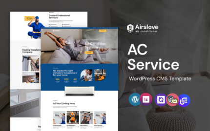 Airslove - Klima Servisi WordPress Elementor Teması