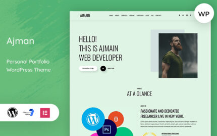 Ajman – Kişisel Portföy WordPress Teması