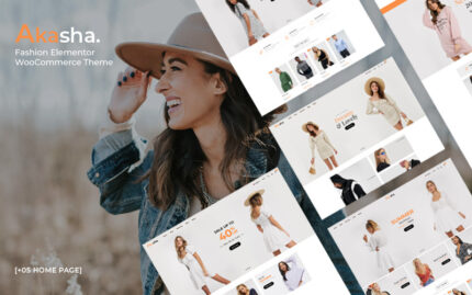 Akasha - Fashion Elementor WooCommerce Teması