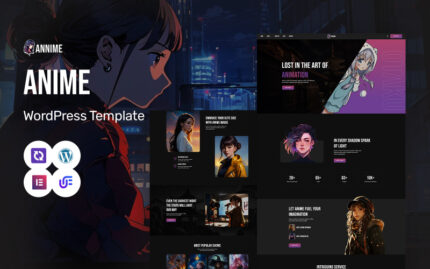 Annime - Anime Ve Manga WordPress Elementor Teması