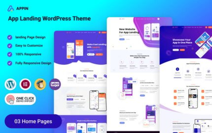 Appin - Uygulama ve Saas Açılış Sayfası WordPress Teması