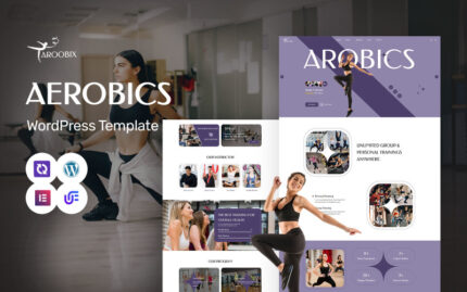 Aroobix - Aerobik, Fitness Stüdyosu ve Zumba Stüdyosu WordPress Elementor Teması