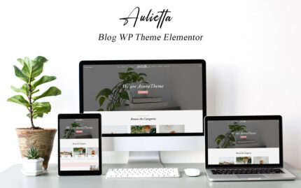 Aulietta - Blog WP Tema Elementor