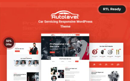 Autolavel - Araba servisi Duyarlı WordPress Teması