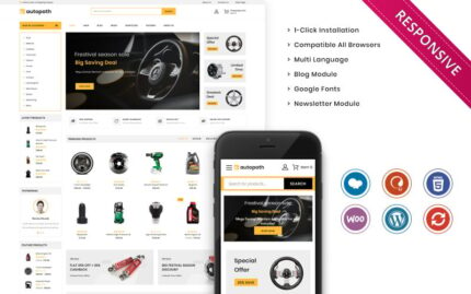 Autopath - Ultimate Autopart WooCommerce Duyarlı Mağaza