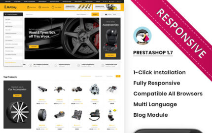 Autory - Mega Otomobil Mağazası PrestaShop Teması