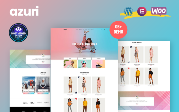 Azuri - WooCommerce WordPress Teması