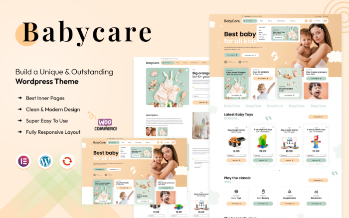 Babycare - Çok Amaçlı WordPress Teması