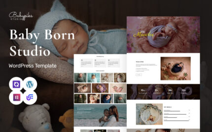 Babypiks - Yenidoğan Fotoğrafçılığı WordPress Elementor Teması