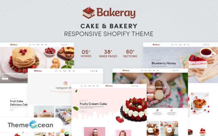 Bakeray - Cake & Bakery Duyarlı Shopify Teması