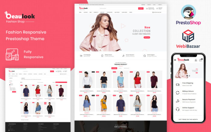 Beaulook - Moda Aksesuarları PrestaShop Teması