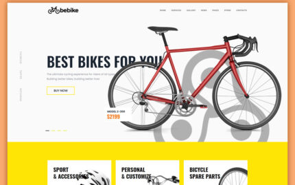 Bebike - Spor Bisiklet Mağazası WordPress Teması