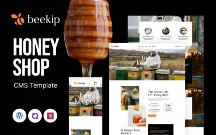 Beekip - Honey Farm Çok Amaçlı Duyarlı WordPress Teması