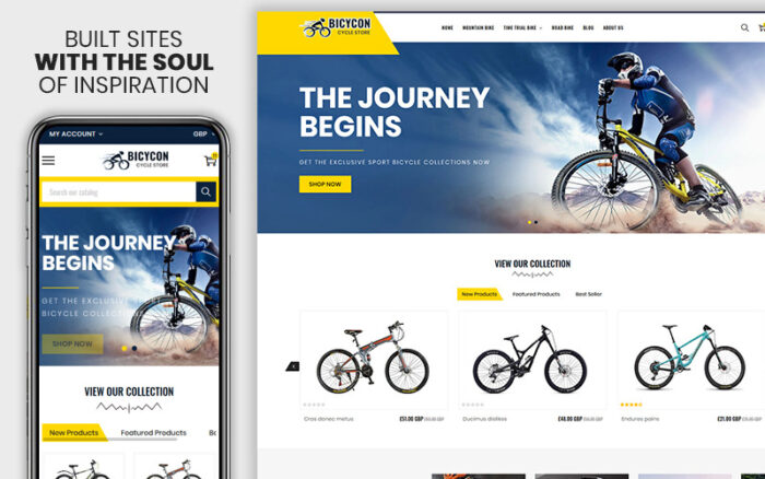 Bicycon - The Cycle & Bicycle Responsive Shopify Teması