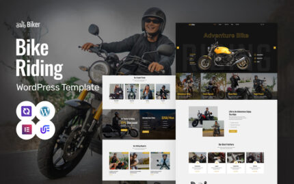 Biker - Motor Sporları ve Yarış WordPress Elementor Teması