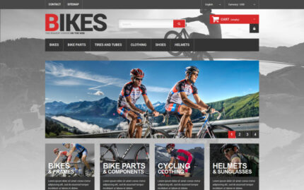 Bikes Store PrestaShop Teması