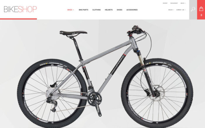 BikeShop PrestaShop Teması