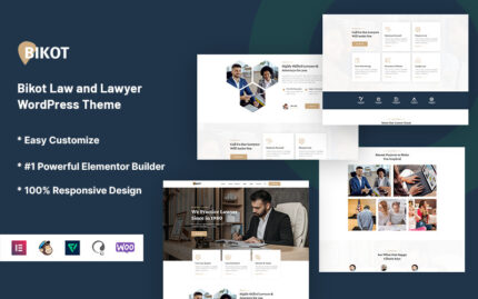 Bikot - Hukuk ve Avukat WordPress Teması