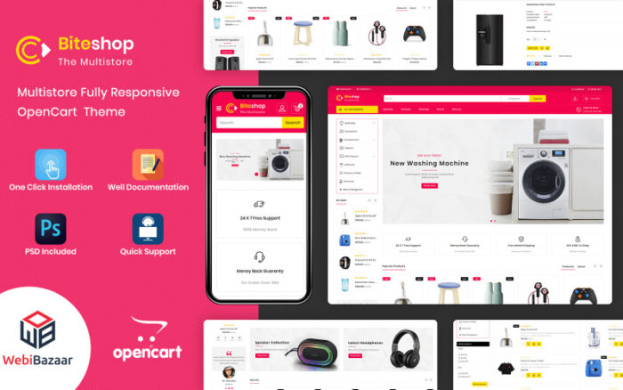 Biteshop - Elektronik Mağaza OpenCart Şablonu