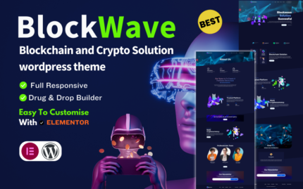 Blcokwave Crypto çözümü wordpress teması