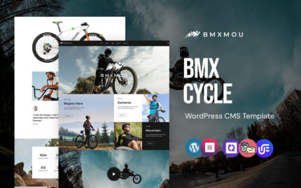 bmxmou - BMX ve Bisiklet Mağazası WordPress Elementor Teması