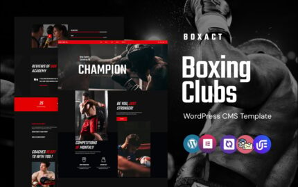 Boxact - Boks Kulübü ve Akademisi WordPress Elementor Teması