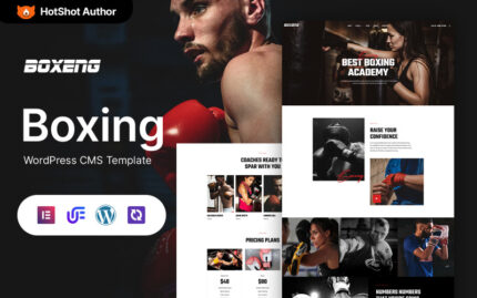 Boxeng - Boks WordPress Elementor Teması