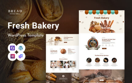 Bread - Bakery And Cookie WordPress Elementor Teması