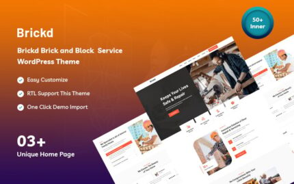 Brickd - Brick, Wood and Block Service WordPress Teması