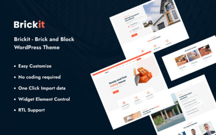 Brickit - Brick and Block WordPress Teması