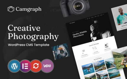 Camgaph - Portföy ve Fotoğrafçılık WordPress Teması