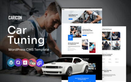 Caricon - Otomatik Ayarlama Çok Amaçlı WordPress Elementor Teması