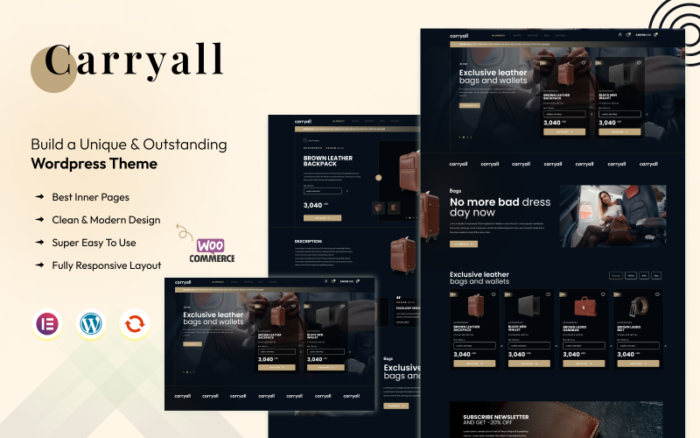 Carryall - Mega Shop Çok Amaçlı WooCommerce Teması