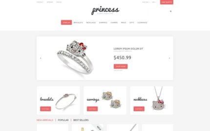 Children's Jewelry PrestaShop Teması