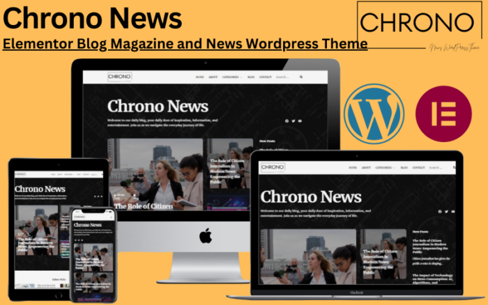 Chrono Haberleri - Elementor Blog Dergisi ve Haber WordPress Teması