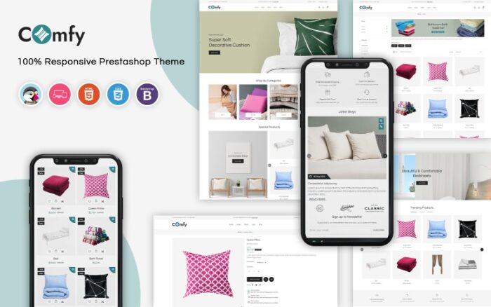 Comfy - Mobilya Duyarlı PrestaShop Şablonu