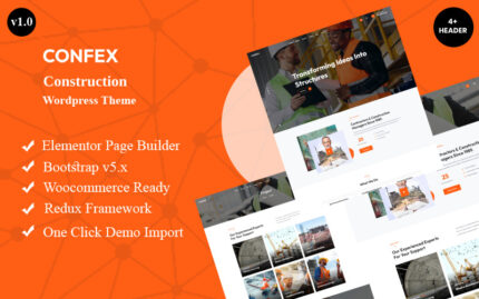 Confex - İnşaat Wordpress Teması