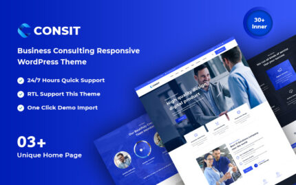 Consit - İş Danışmanlığı Duyarlı WordPress Teması