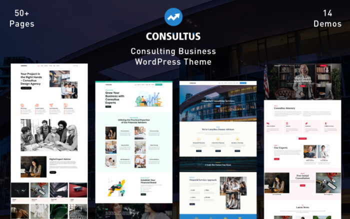 Consultus - İş Danışmanlığı Finans WordPress Teması