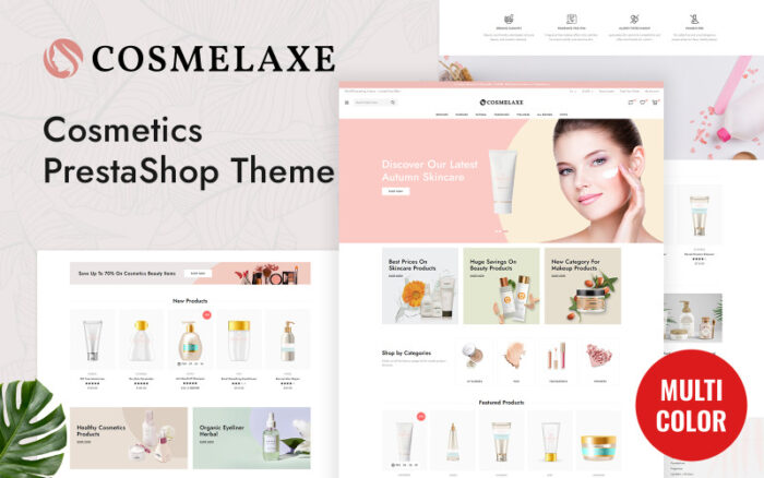 Cosmelaxe - Kozmetik ve Güzellik Salonu PrestaShop teması