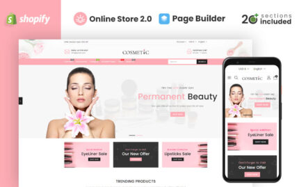 Cosmetics Store Shopify Teması