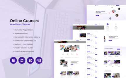 Courisa - Çevrimiçi Kurslar WordPress Teması