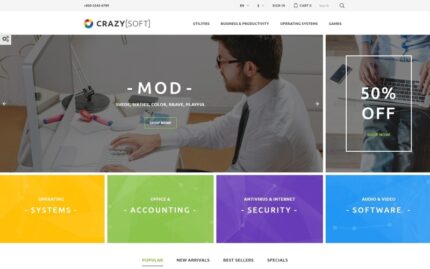 Crazy Soft PrestaShop Teması