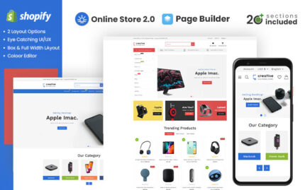 Creative Electronics Store Shopify Teması