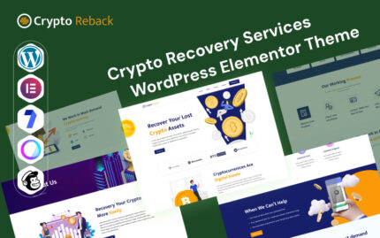 Crypto Reback - Crypto Recovery Services WordPress Elementor Teması